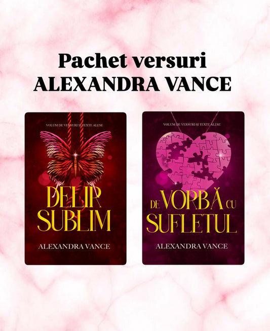 Pachet Versuri – Alexandra Vance