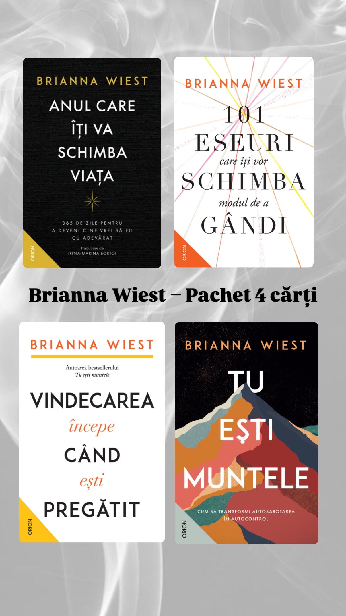 Brianna Wiest – Pachet 4 cărți